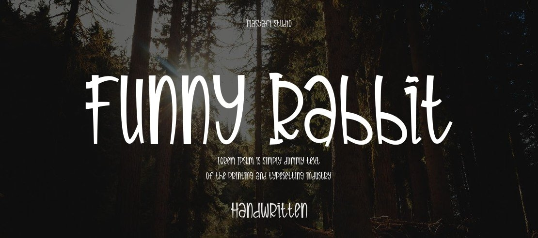 Funny Rabbit Font