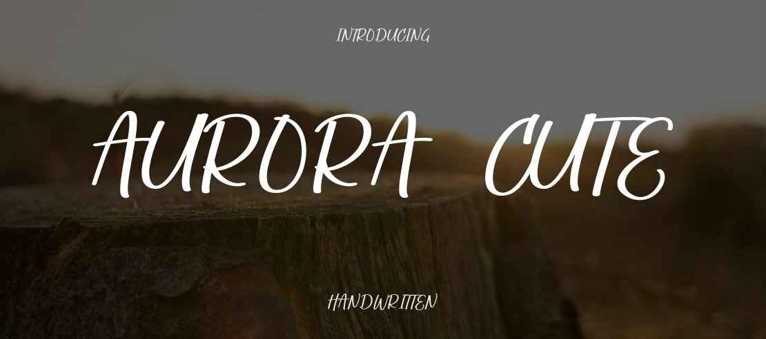 Aurora Cute Font