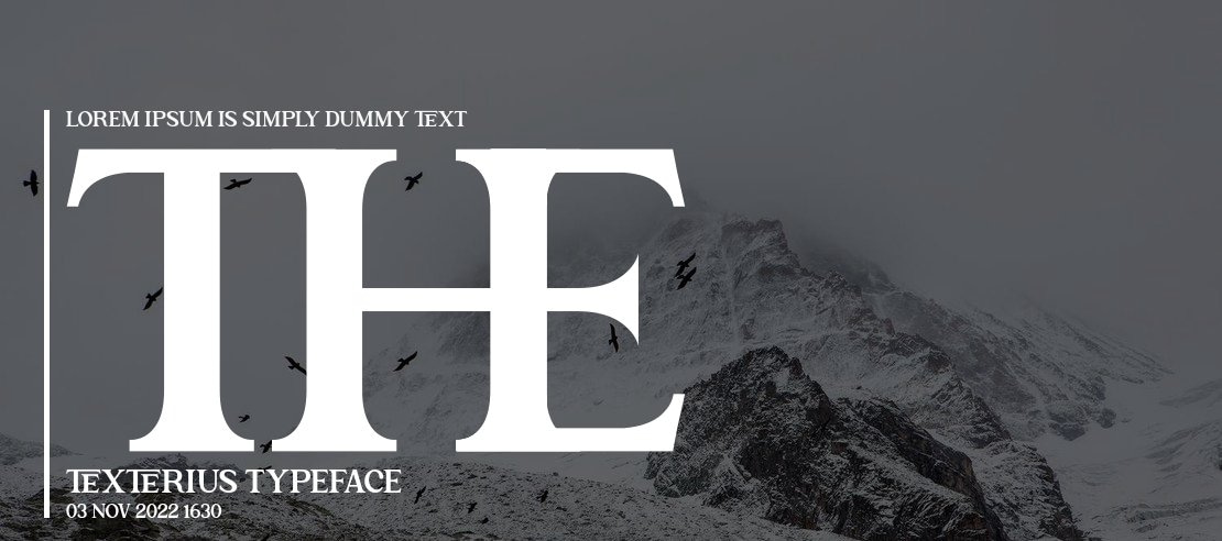 The Texterius Font Family