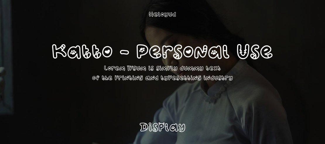 Katto - Personal Use Font