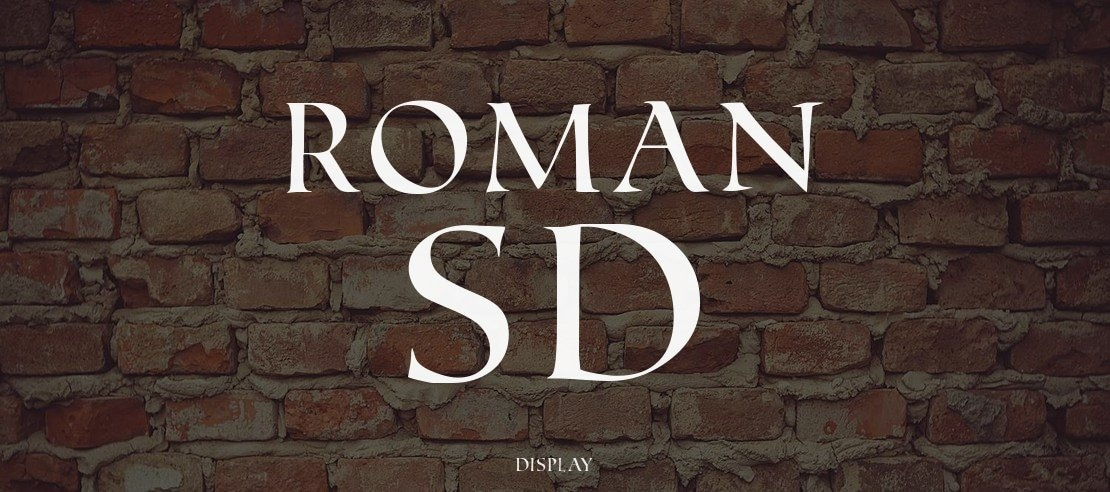 Roman SD Font