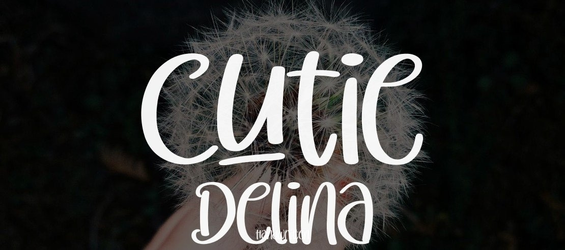 Cutie Delina Font