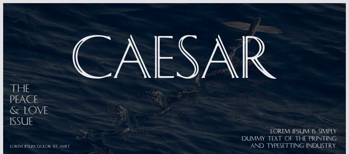 Caesar Font