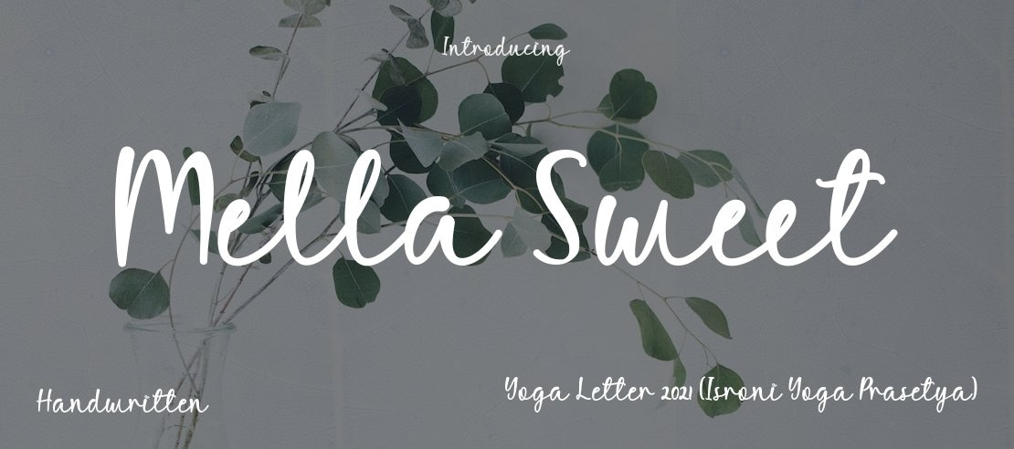 Mella Sweet Font Family