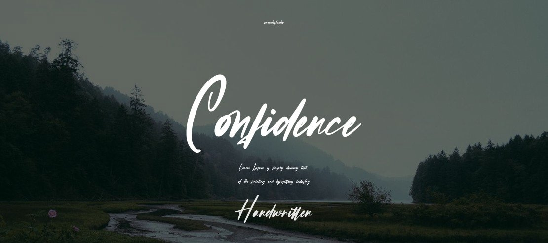 Confidence Font