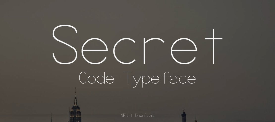 Secret Code Font