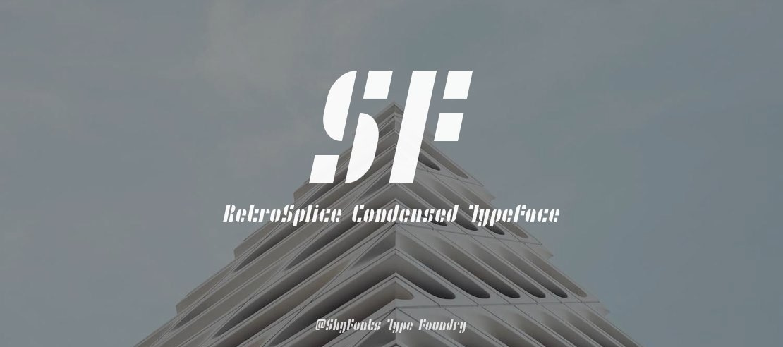 SF RetroSplice Condensed Font