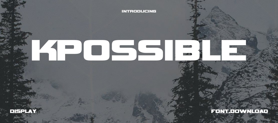 KPossible Font