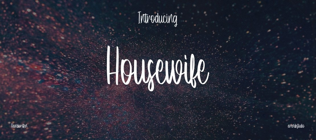 Housewife Font