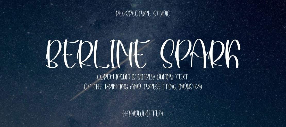 Berline Spark Font