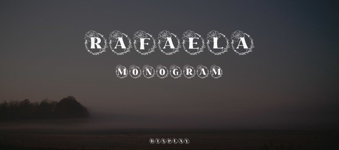 Rafaela Monogram Font Family