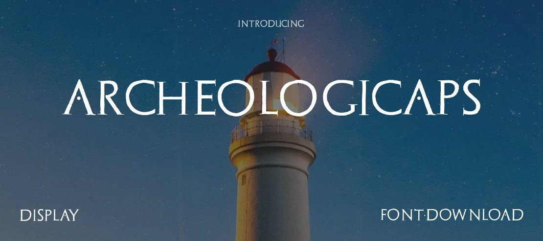 Archeologicaps Font