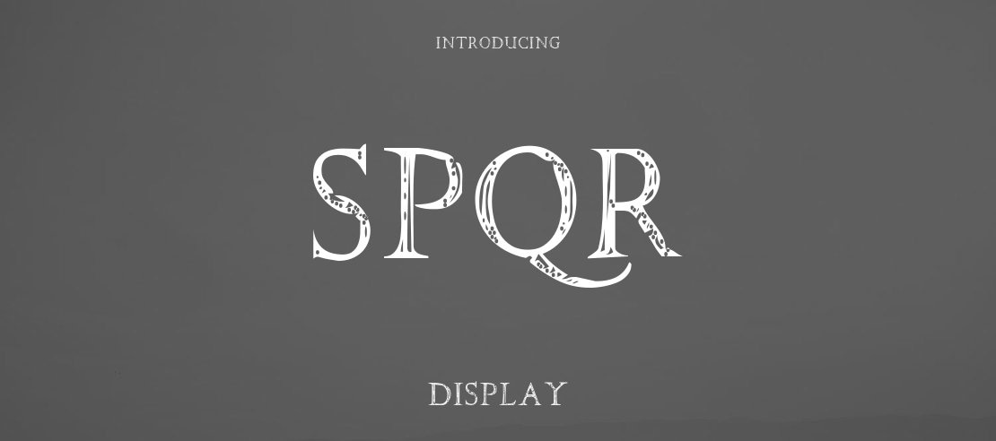 SPQR Font Family