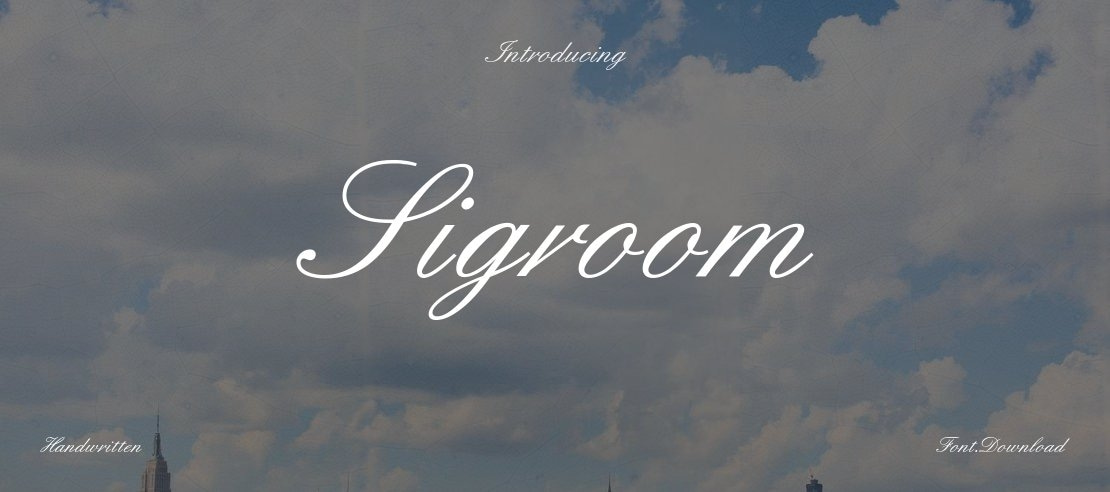 Sigroom Font