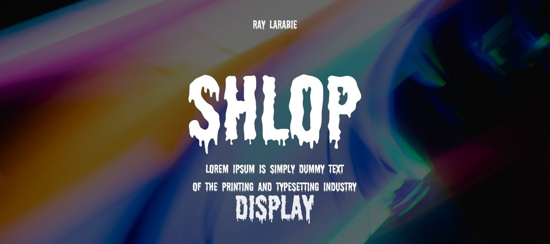 Shlop Font