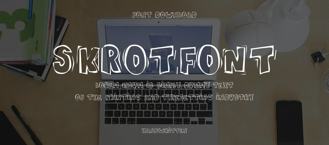 Skrotfont Font