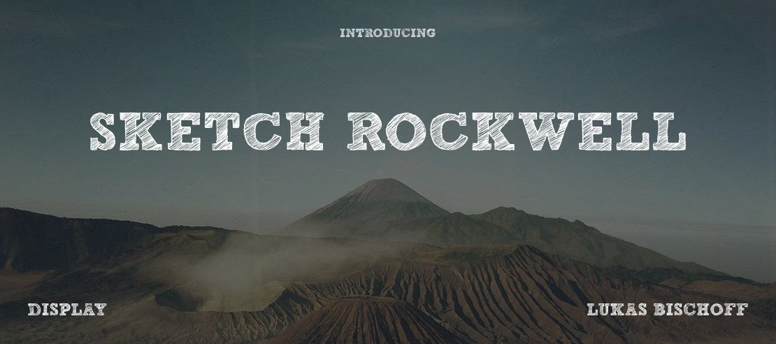 Sketch Rockwell Font