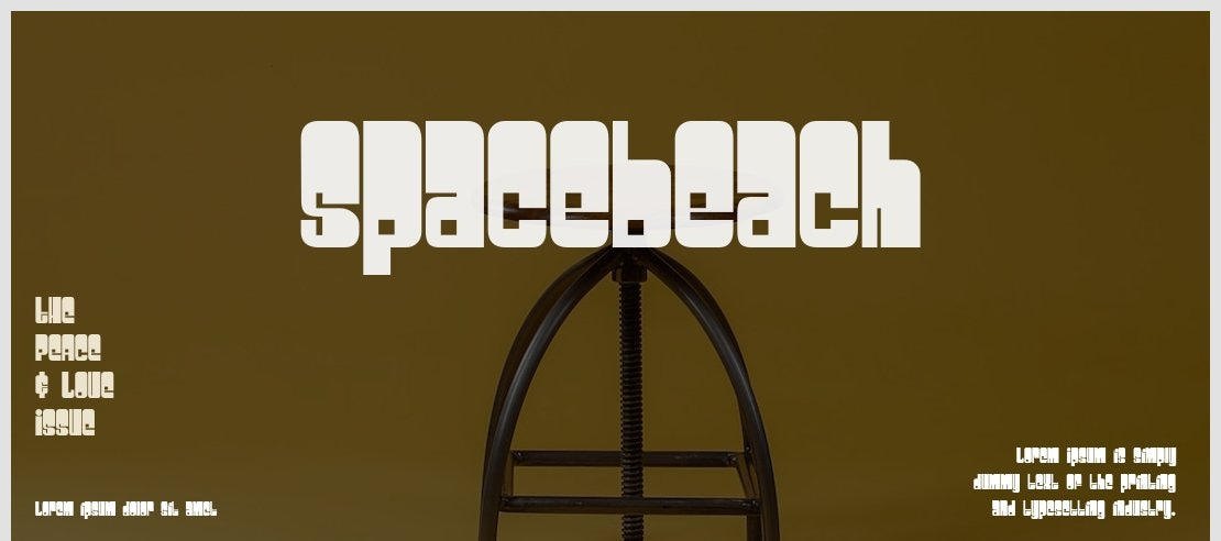 Spacebeach Font