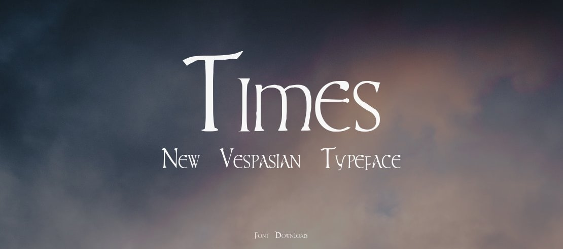 Times New Vespasian Font