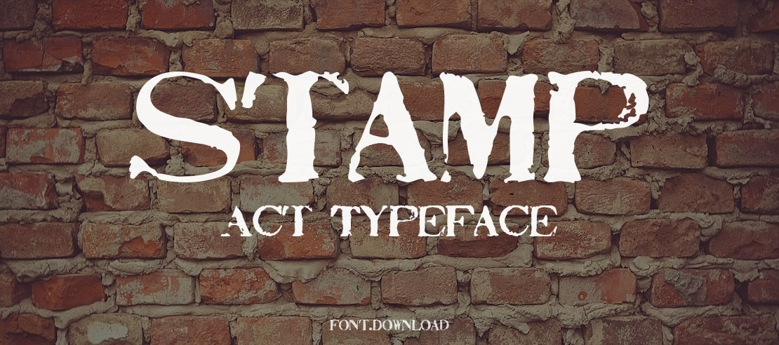 Stamp Act Font