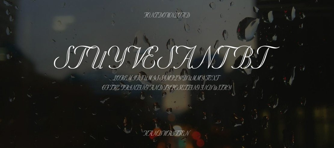 Stuyvesant BT Font