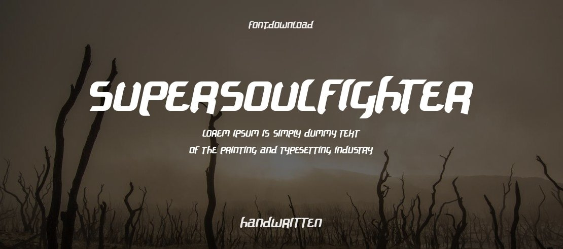 Supersoulfighter Font