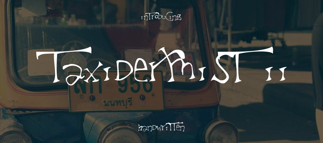 Taxidermist II Font