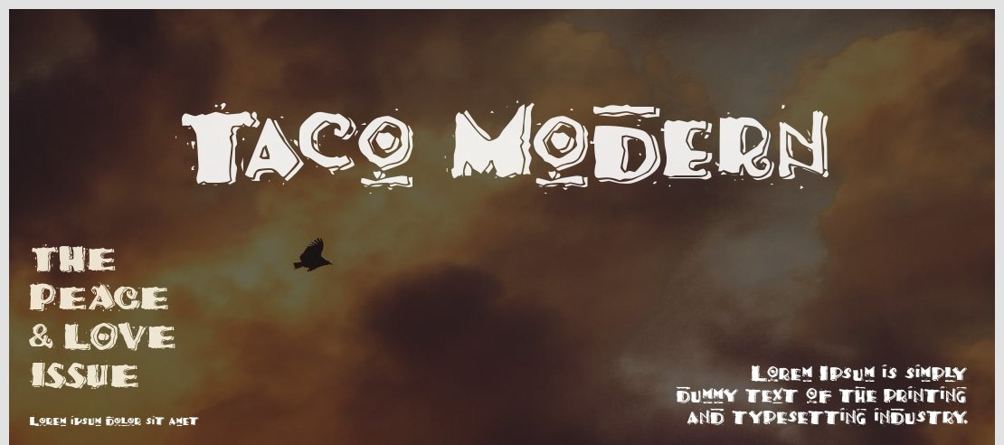 Taco Modern Font