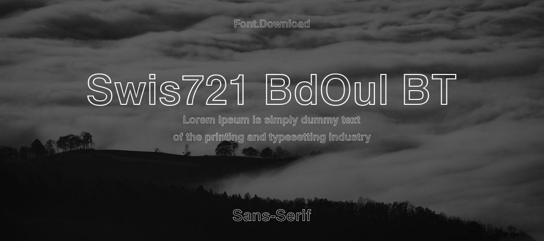 Swis721 BdOul BT Font
