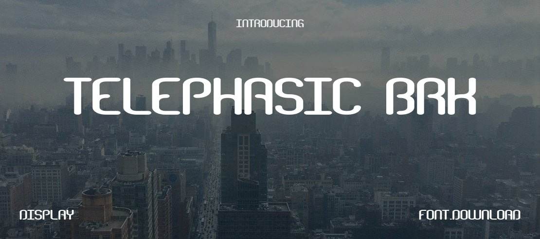 Telephasic BRK Font