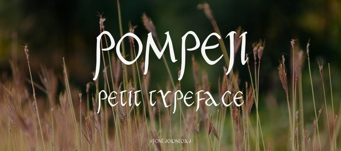 Pompeji Petit Font
