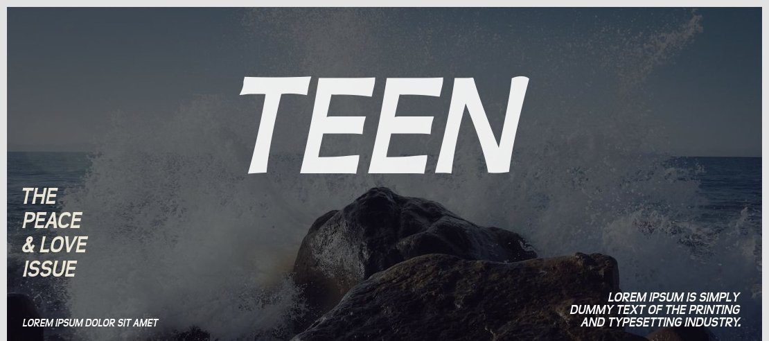 Teen Font