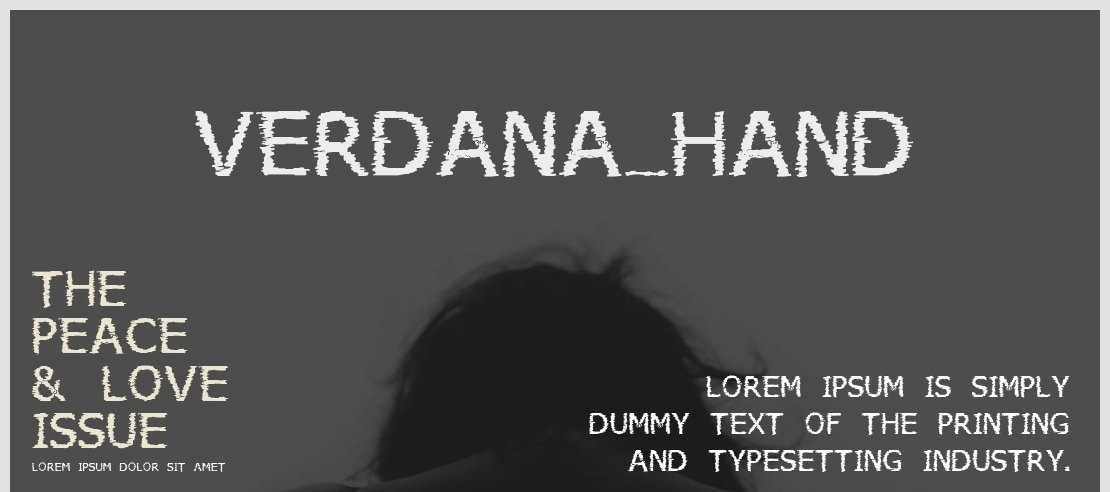 verdana_hand Font