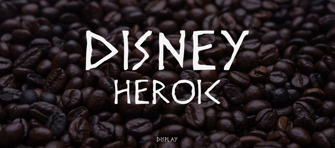 Disney Heroic Font