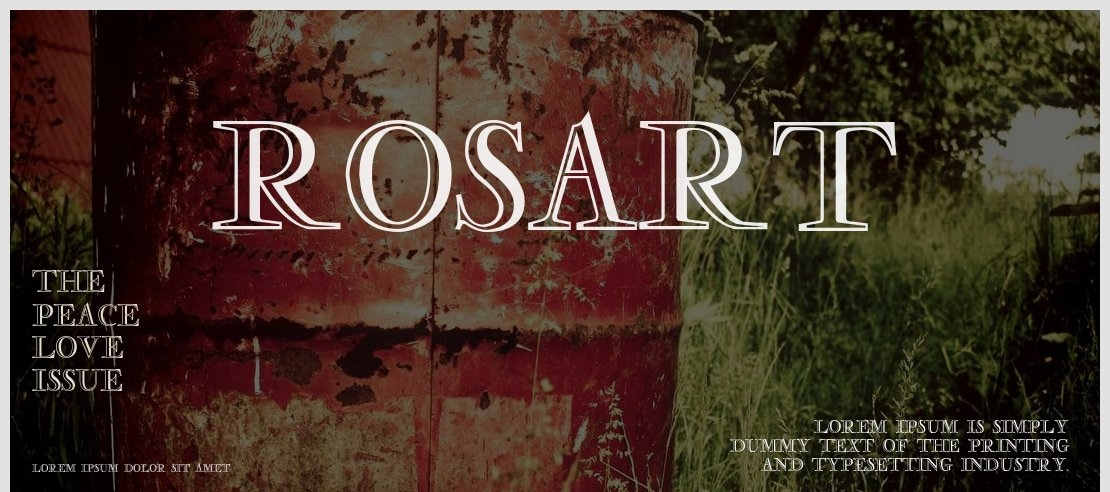 Rosart Font