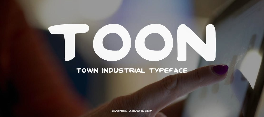 Toon Town Industrial Font