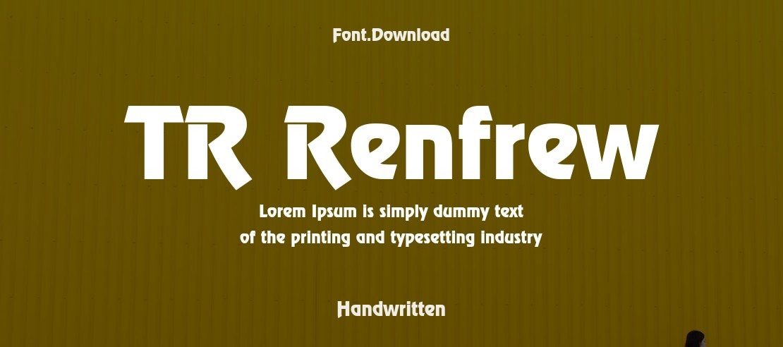 TR Renfrew Font