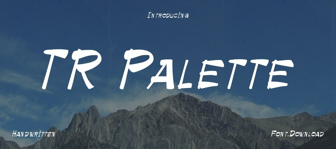 TR Palette Font