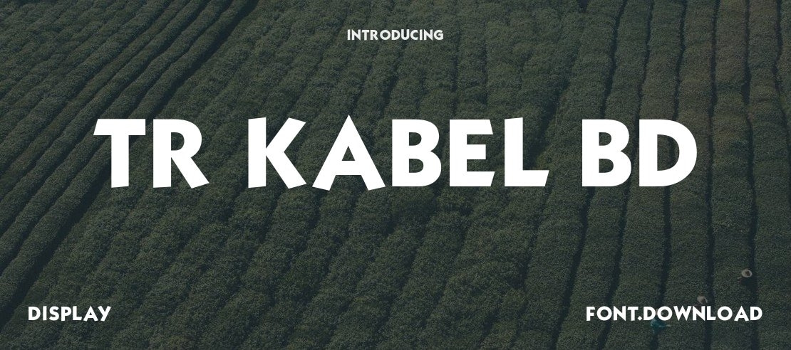 TR Kabel Bd Font