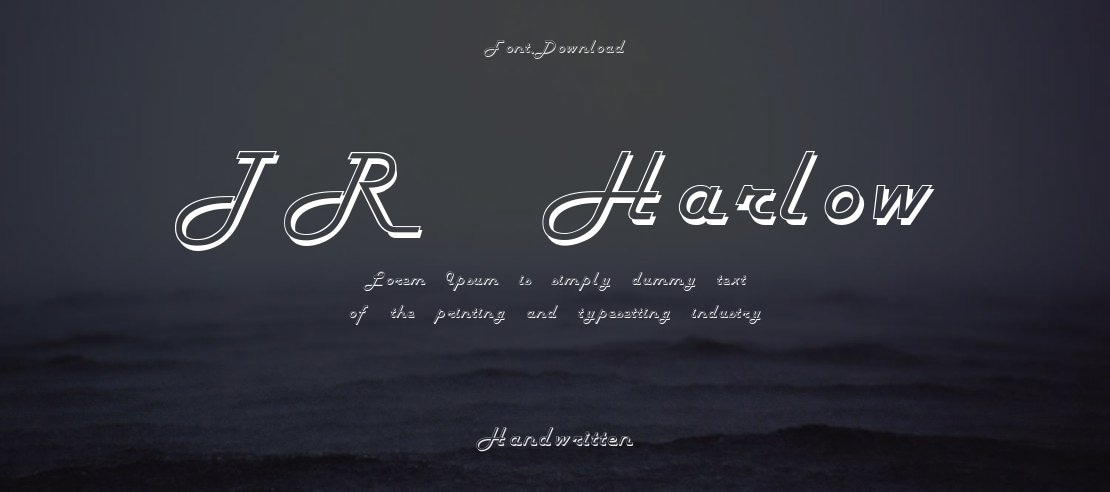 TR Harlow Font