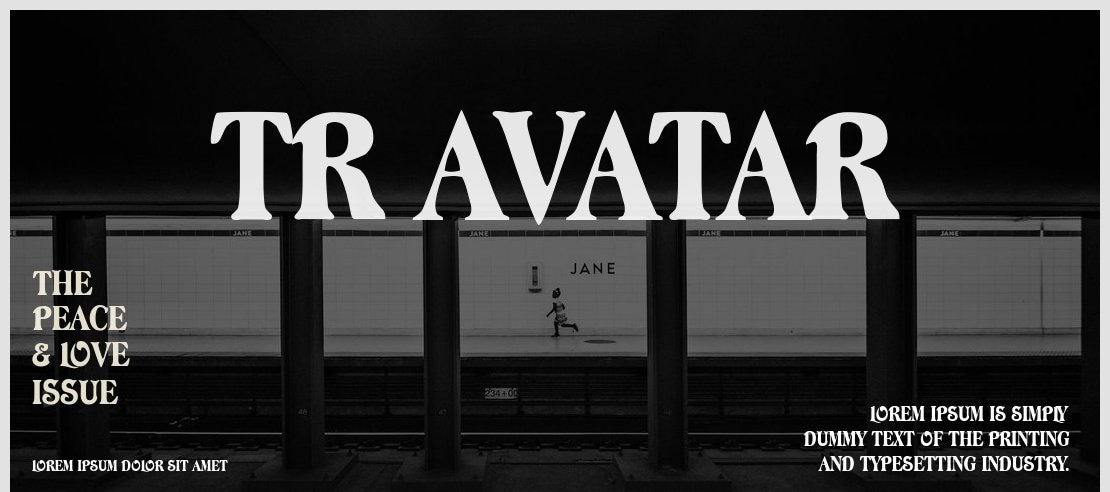 TR Avatar Font