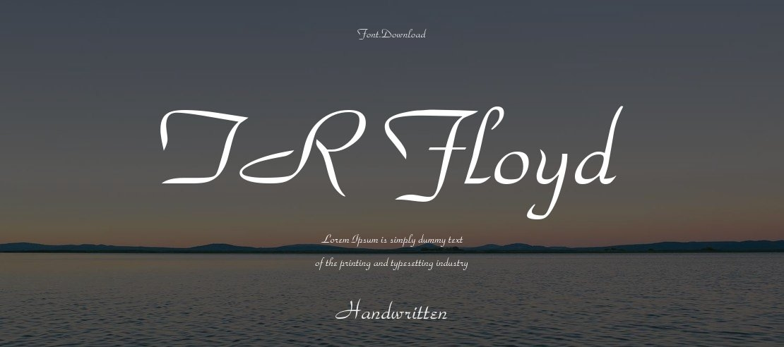 TR Floyd Font