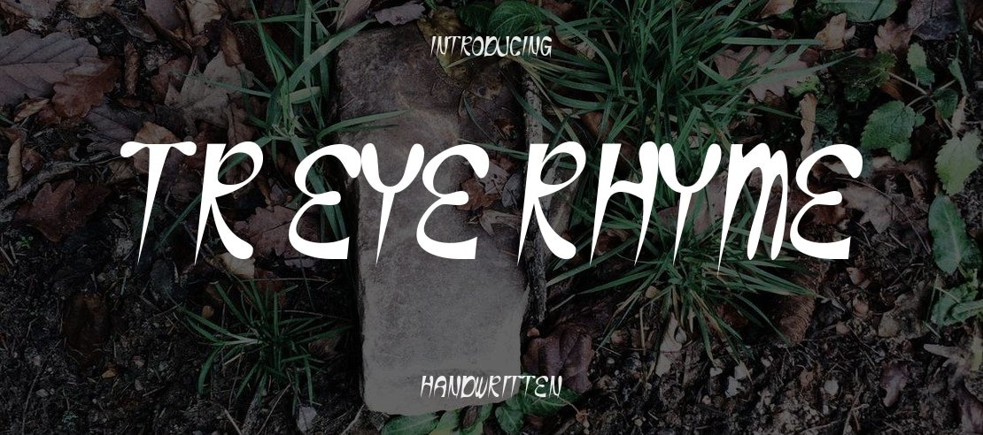 TR Eye Rhyme Font