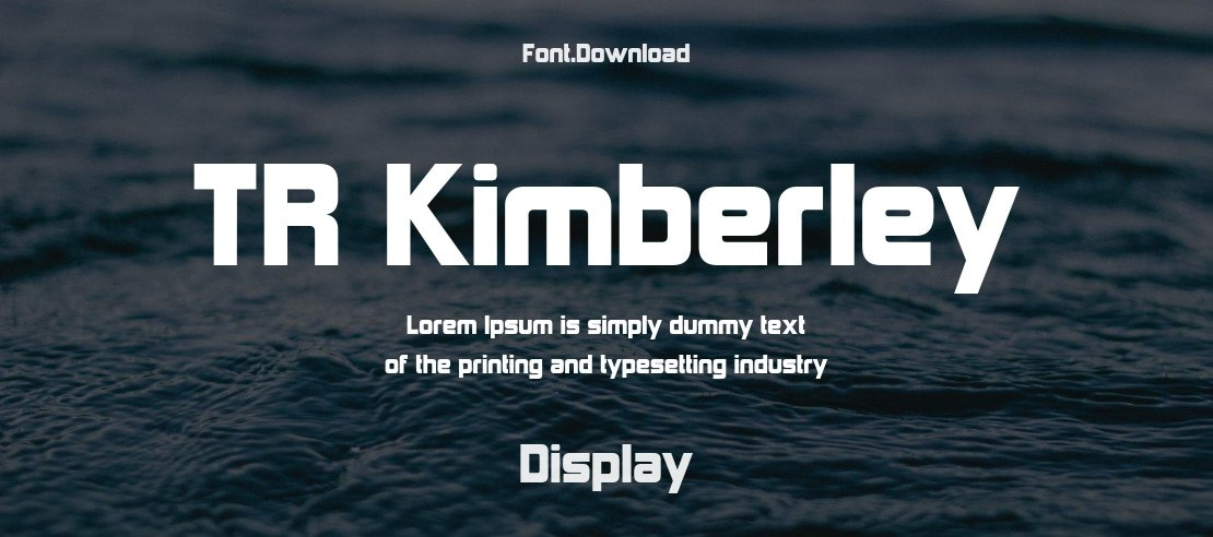 TR Kimberley Font