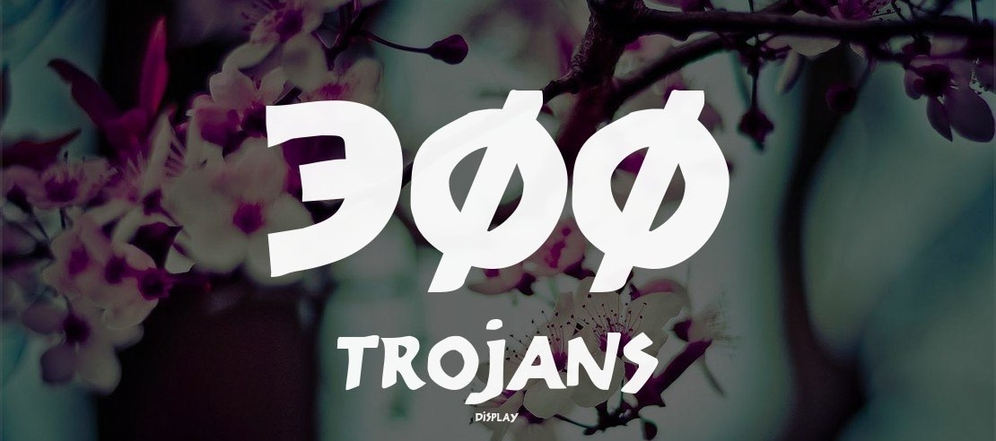 300 Trojans Font Family