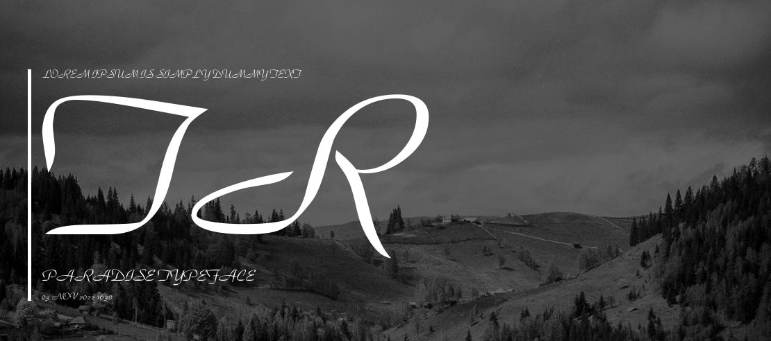 TR Paradise Font