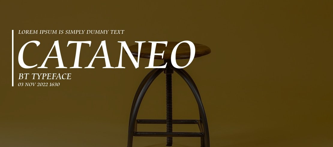 Cataneo BT Font