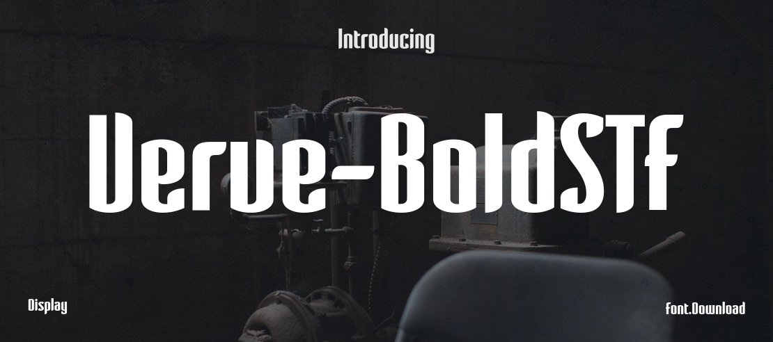 Verve-BoldSTF Font