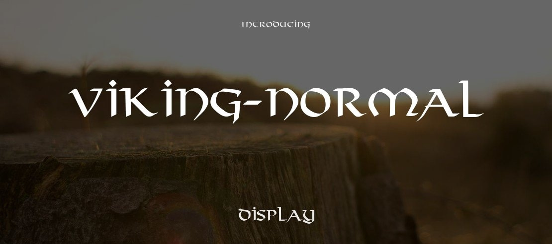 Viking-Normal Font