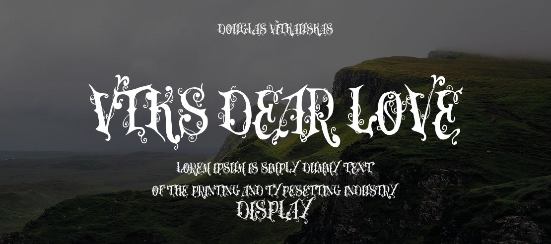 VTKS Dear Love Font